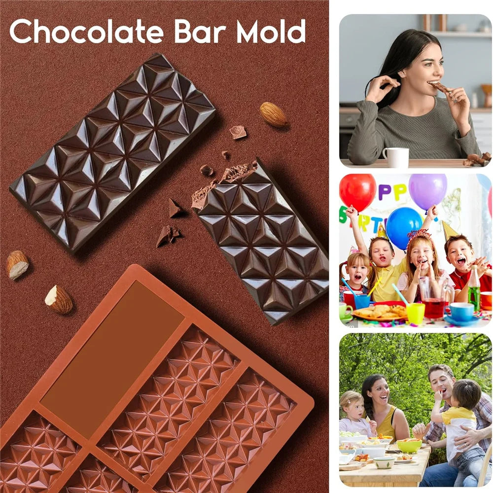 Chocolate Bar Mold Deep Dubai Break Apart Candy Molds