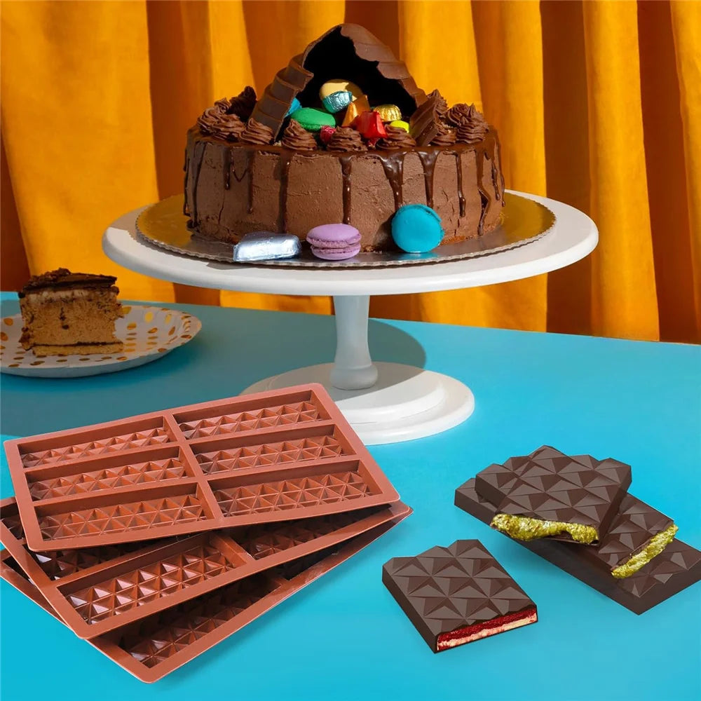 Chocolate Bar Mold Deep Dubai Break Apart Candy Molds