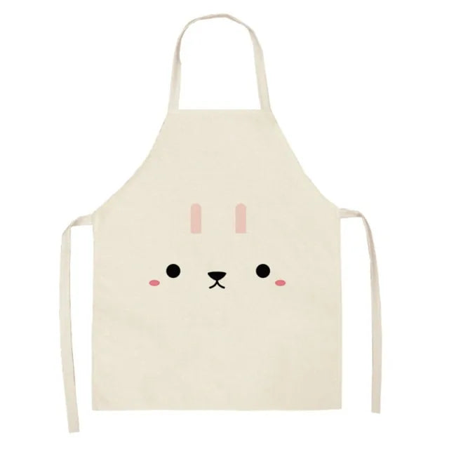 Cartoon Animal Pattern Oilproof Apron