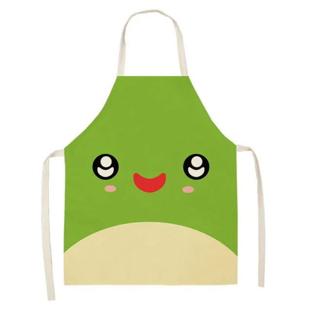 Cartoon Animal Pattern Oilproof Apron