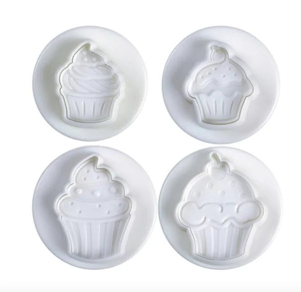 Cupcake 4 Piece Plunger Set