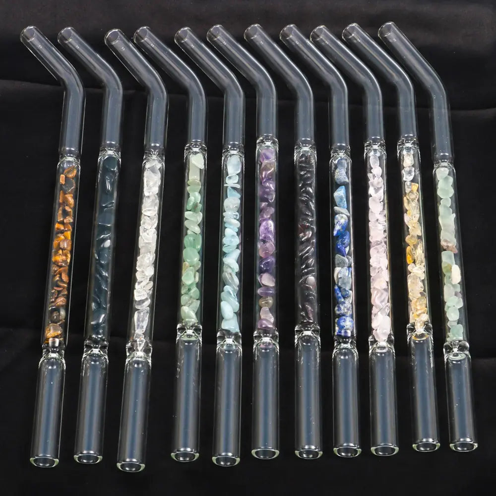 Crystal Gemstone Straw