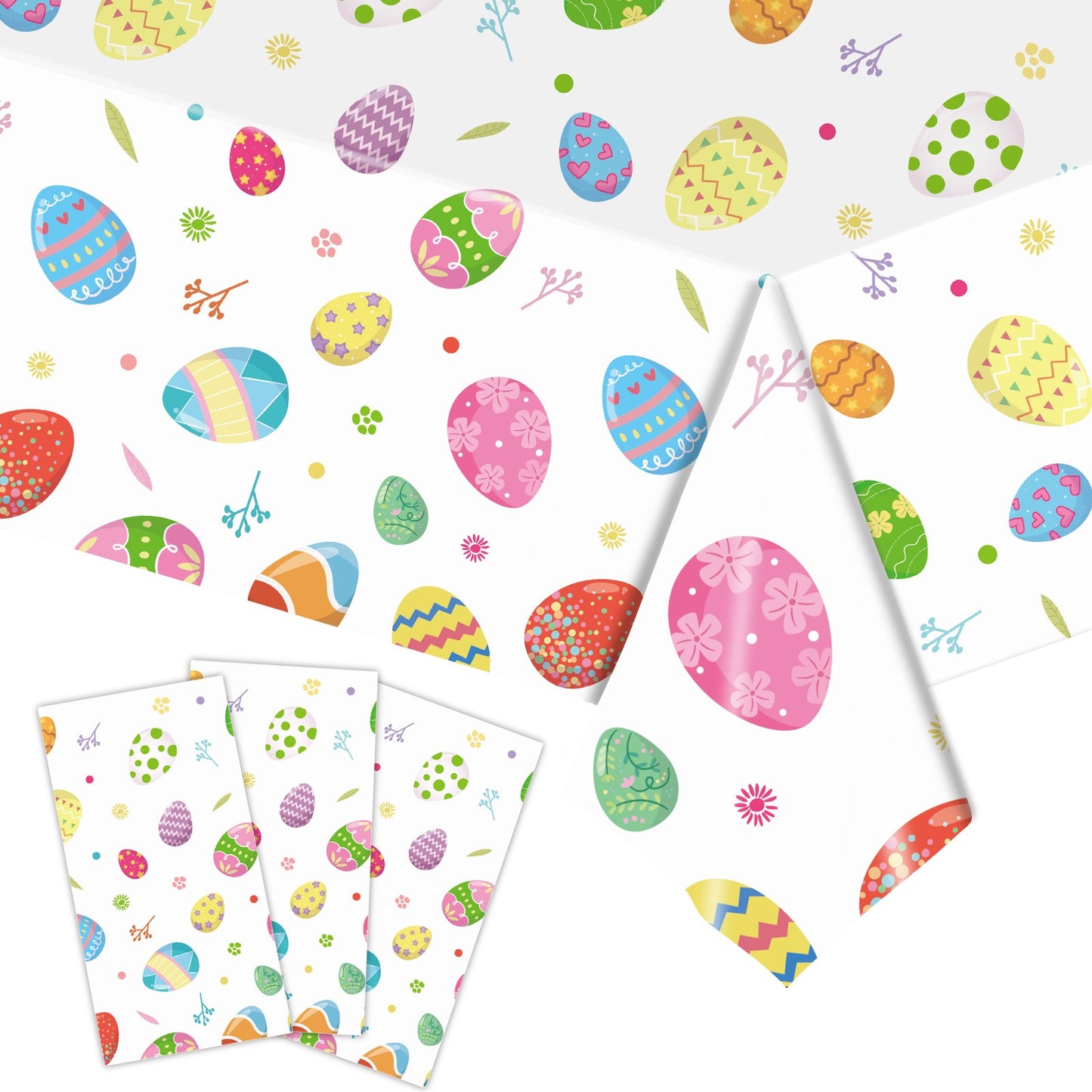 New Easter Egg Tablecloth Bunny Eggs