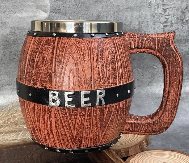 Simulation Barrel Cup Creative Large Capacity Beer Mug