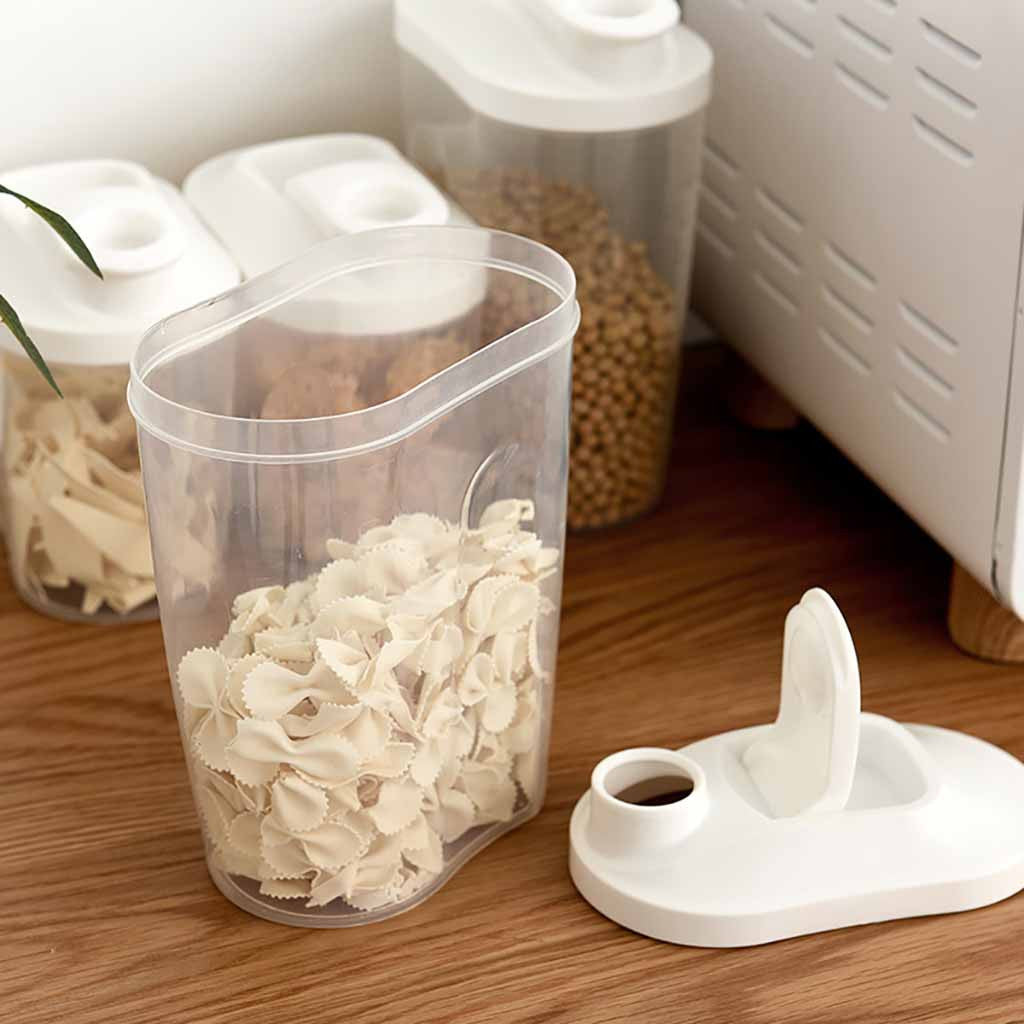 Kitchen Stackable Plastic Cereal Dispenser