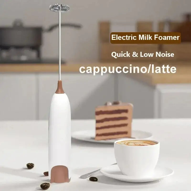 Melkopschuimer Elektrische Draagbare Mini Melkopschuimer Koffie Cappuccino Schuimmaker Roomgarde Schuimige Eiklopper Keukenaccessoire