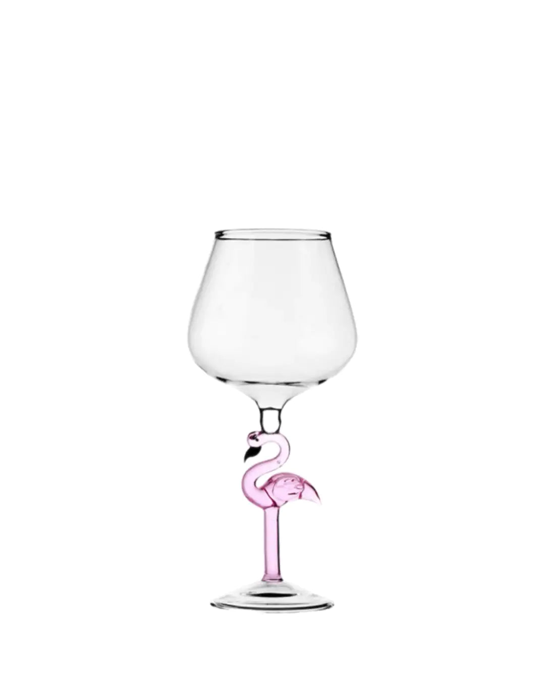 Flamingo wijnglas