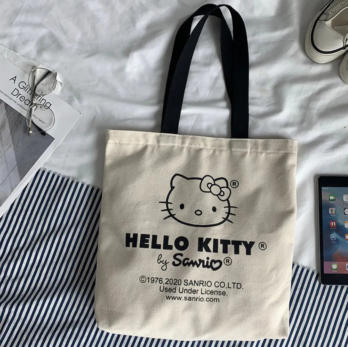 Beige Hello Kitty-tas