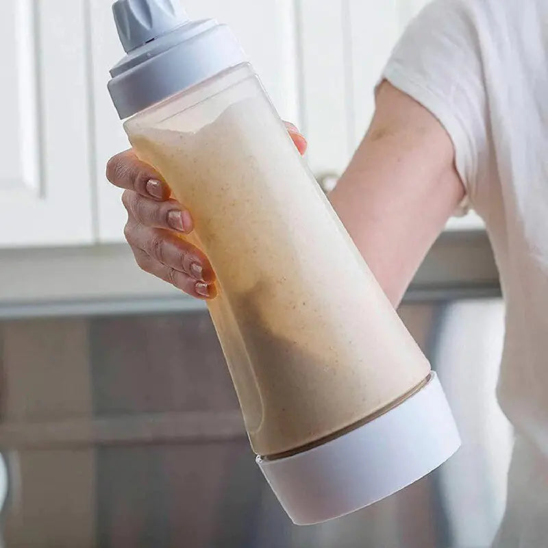 Waffle Pancake Batter Shaker Bottle