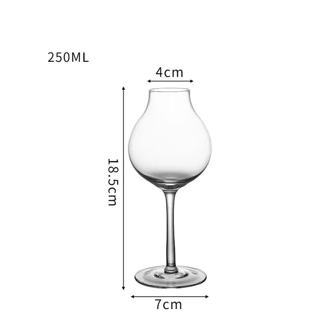 Japanse stijl bolvormig cocktailglas