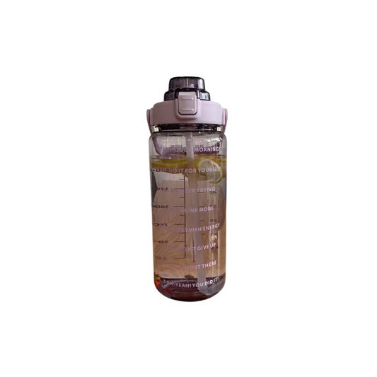 Plastic Straw Water Bottle