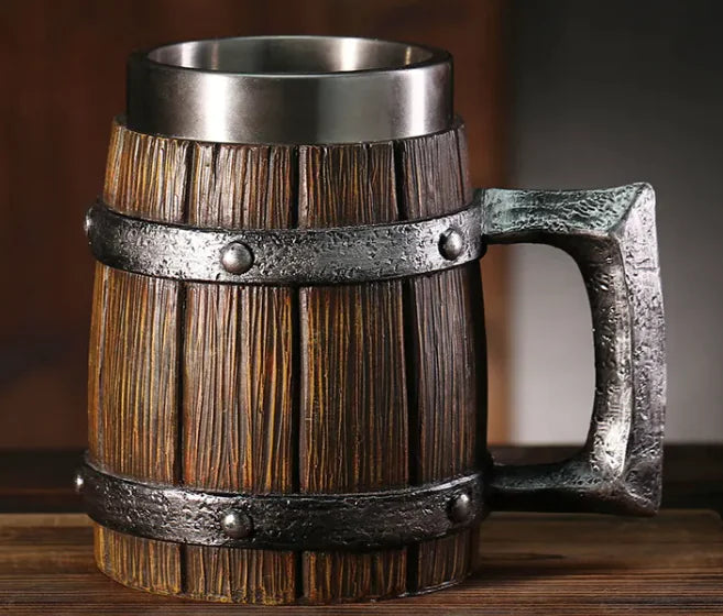 Simulation Barrel Cup Creative Large Capacity Beer Mug