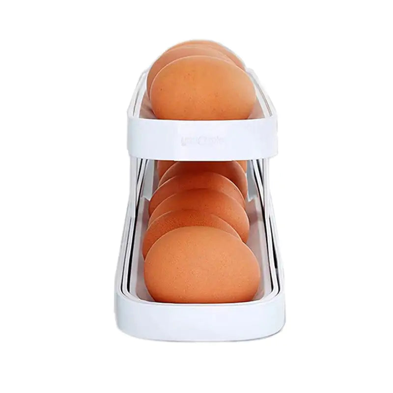 Dispensador de huevos con desplazamiento automático