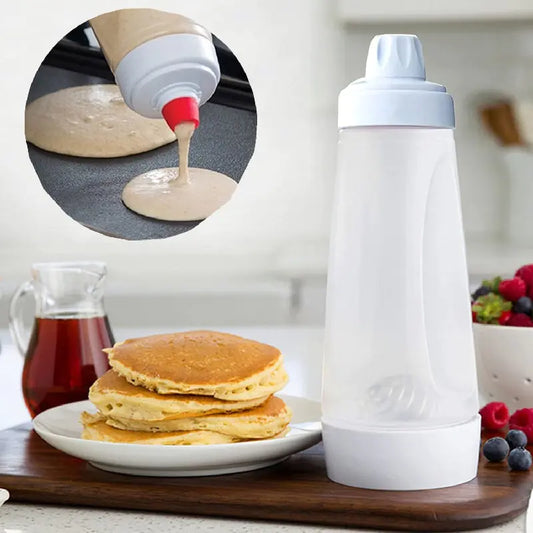 Waffle Pancake Batter Shaker Bottle