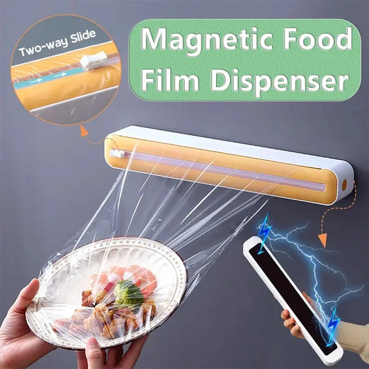 Food Film Dispenser with Magnetic Wrap