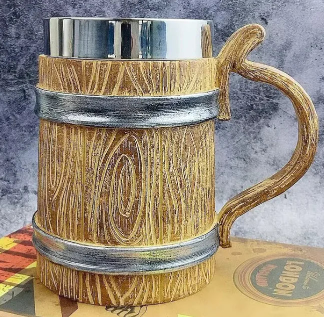 Simulation Barrel Cup Creative Large Capacity Beer Mug