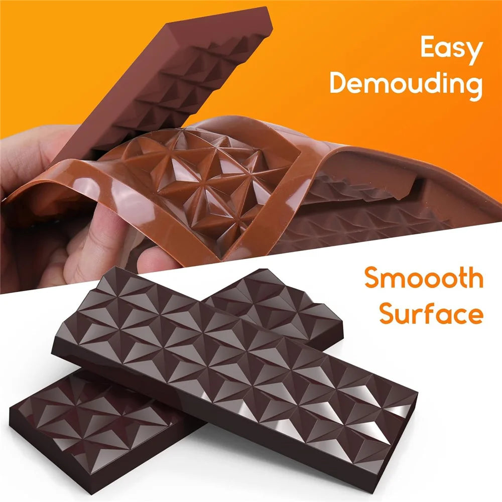 Chocolate Bar Mold Deep Dubai Break Apart Candy Molds