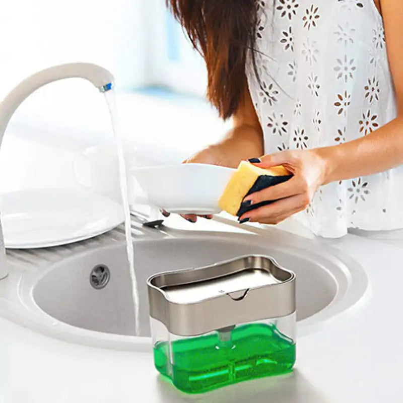 Soap Dispenser & Sponge Holder