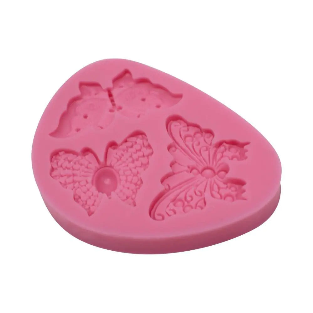 Molde de silicona para fondant de mariposas