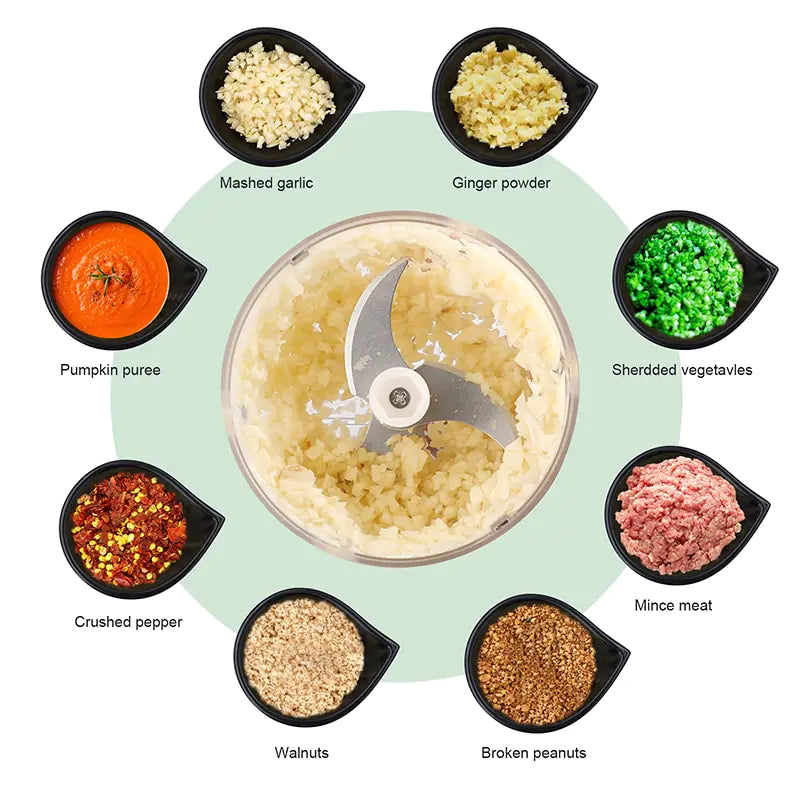 Picadora de alimentos eléctrica