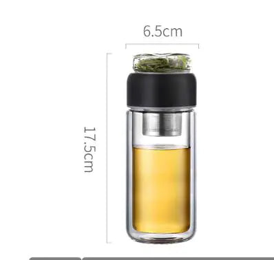 Portable Glass Tea Infuser Bottle