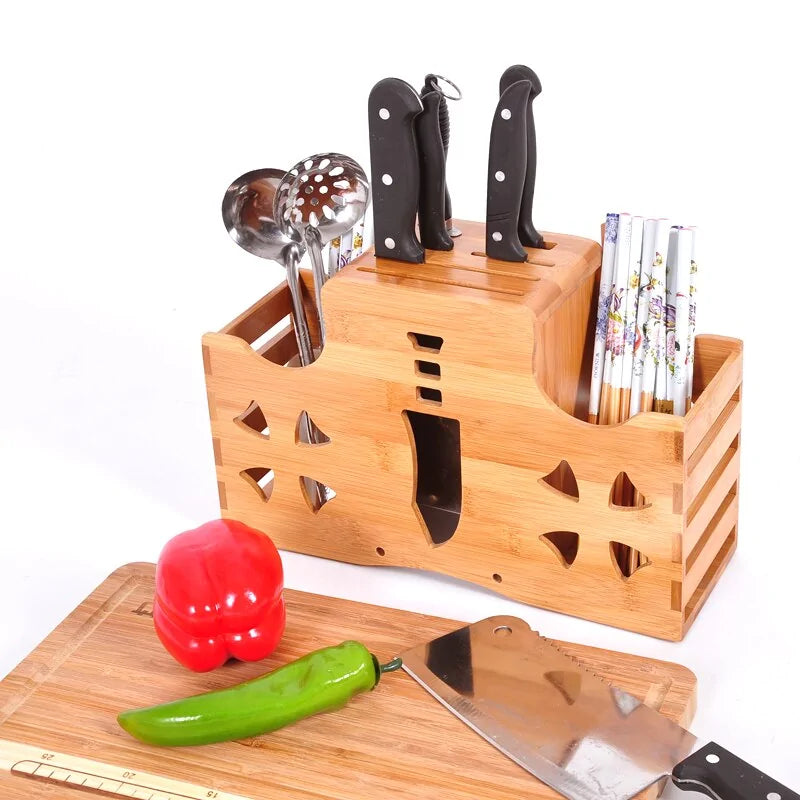 Wood Stand Knife Holder