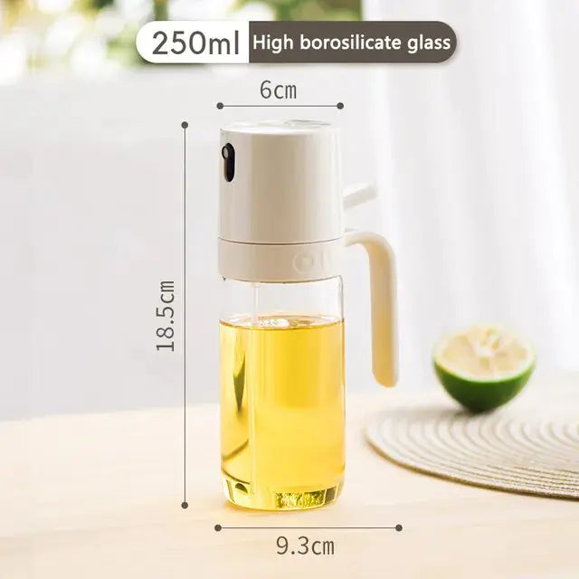 Dispensadores de aceite de cocina de vidrio de borosilicato de alta calidad