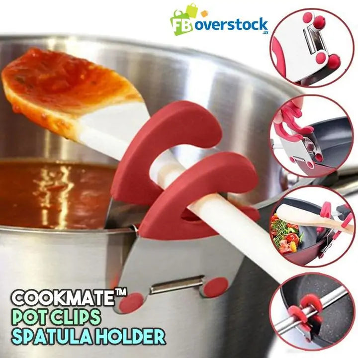 Pot Clips Spatula Holder