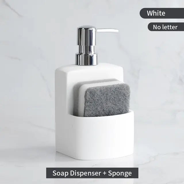 Sink Countertop Liquid Hand Soap Dispenser Pump Bottle Caddy