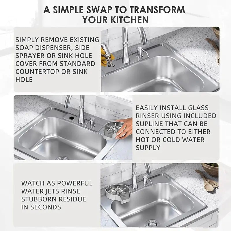 Sink Glass Cup Washer