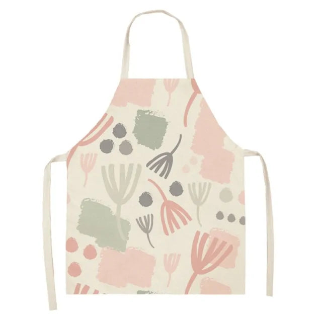 Delantal de cocina con estampado de cactus