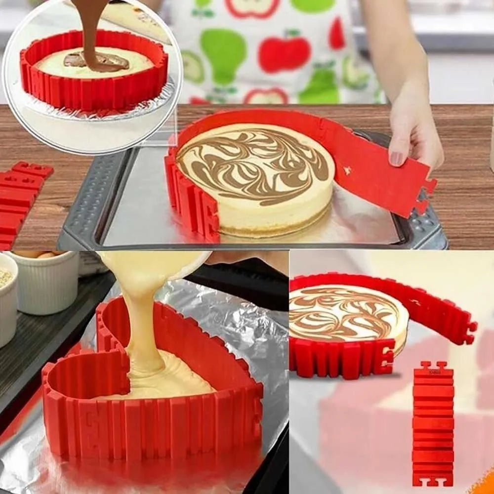 Flexible DIY Silicone Cake Mold Set