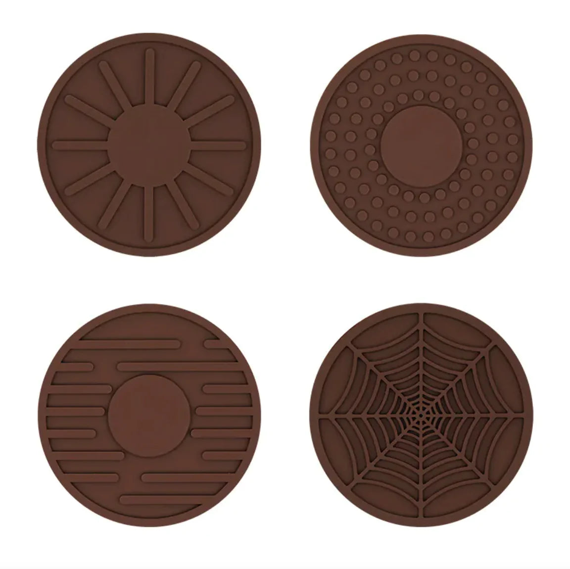 Round Silicone Non-Slip Car Coaster