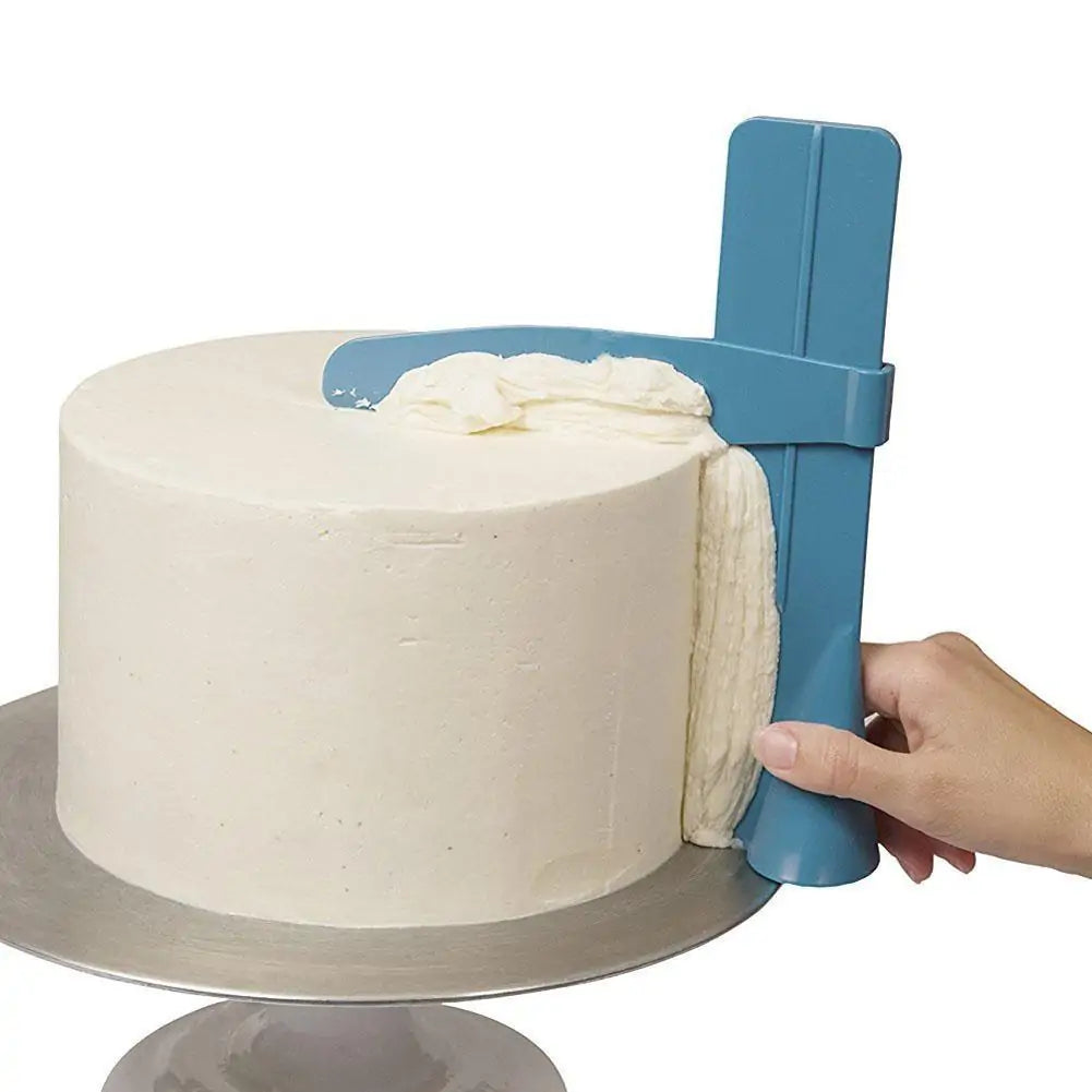 Espátulas para fondant y raspadores de tartas ajustables