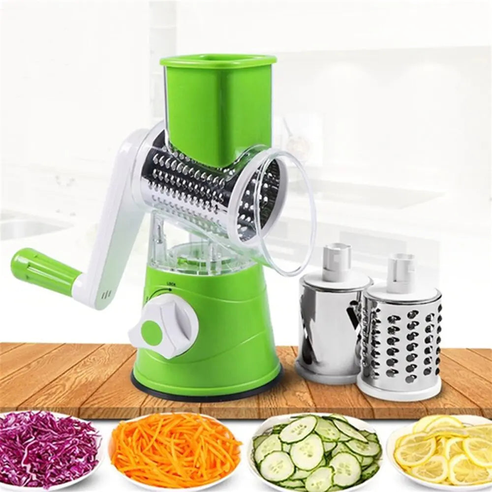 Gadgets Herramientas Picadora de frutas y verduras Rebanadora redonda Ralladora