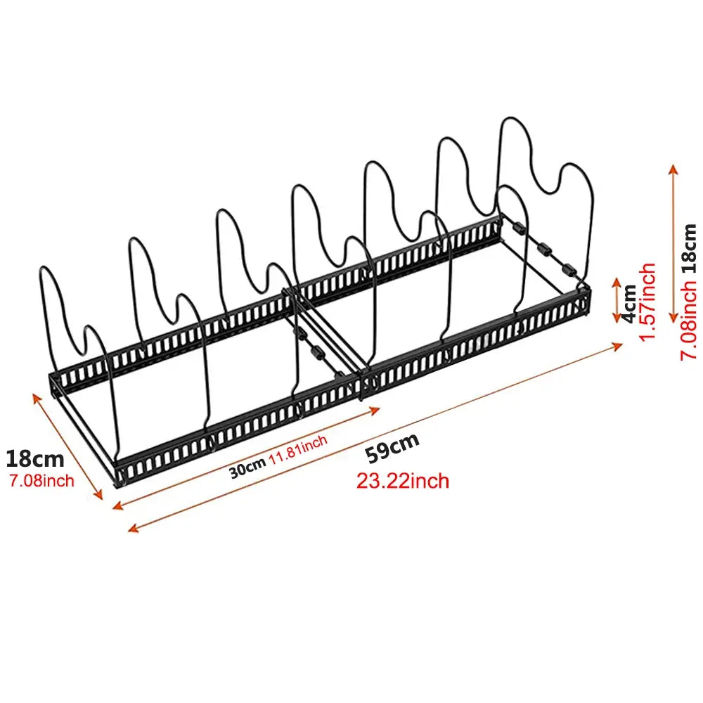 Estante para almacenar utensilios de cocina