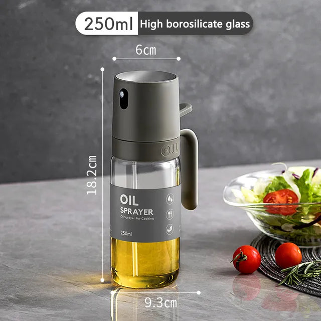 Dispensadores de aceite de cocina de vidrio de borosilicato de alta calidad