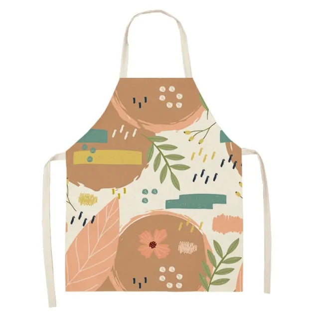 Delantal de cocina con estampado de cactus