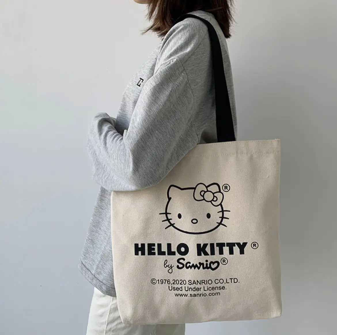 Beige Hello Kitty-tas