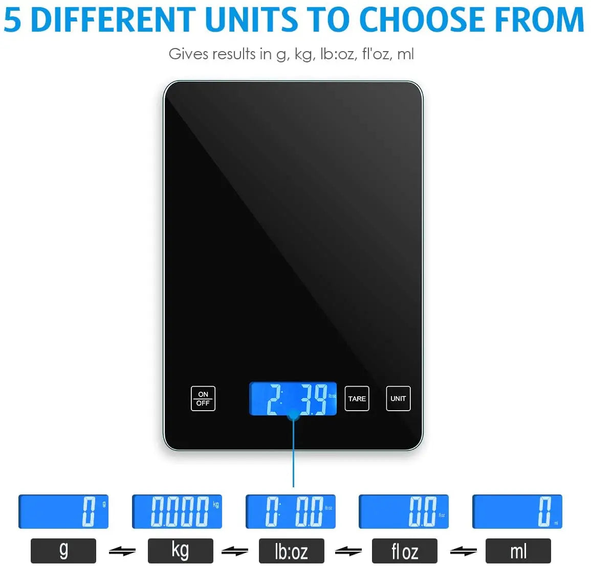 Digital Kitchen Multi-Function Scale