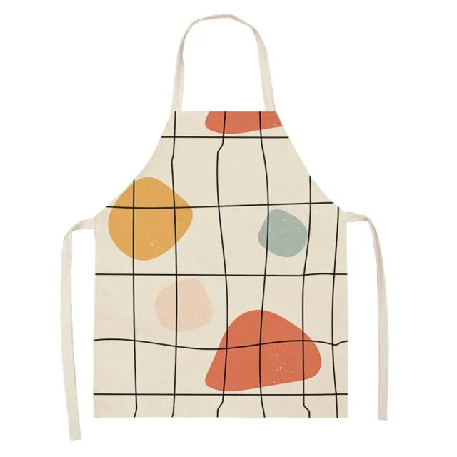 Delantal de cocina con estampado de cactus